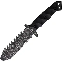 Halfbreed Blades Emergency Rescue Knife Topo