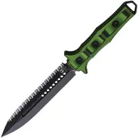 Heretic Knives Nephilim Fixed Blade Grn/Blk