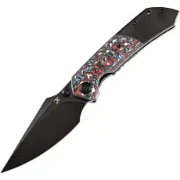 Kansept Knives Fenrir Linerlock Red/Blk CF