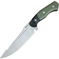 Begg Knives Alligator Fixed Blade Green