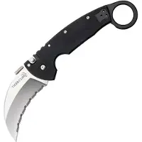 Cold Steel Tiger Claw kääntöveitsi, combo terä