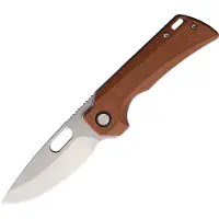 Rough Ryder RR2706 Stonewashed D2, Brown Micarta, pocket knife