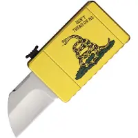 Rough Ryder Dont Tread On Me Knife Gold