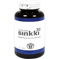 Raw Organic Natura Media Sinkki 30 mg 120 kaps.