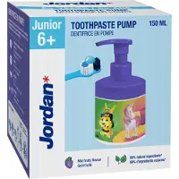 Orkla Group Junior 6+ vuotta Mild fruity taste 150 ml hammastahna pumppupullo