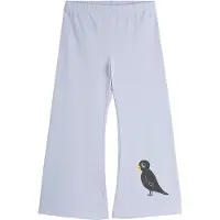 Mini Rodini GOTS Birds Sp Leveät Housut Purple 128/134 cm 128/134 cm Pojat, Tytöt