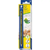 Staedtler Noris 120, 2H, Musta, Keltainen, PEFC, 2 mm, 1 kpl, Saksa (120-4)