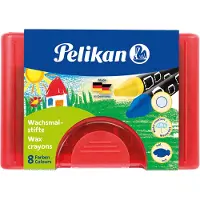 Pelikan 723148, 8 kpl, Musta, Sininen, Ruskea, Vihreä, Oranssi, Punainen, Valkoinen, Keltainen, Musta, Sininen, Ruskea, Vihreä, Oranssi, Punainen, Val