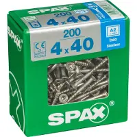 Spax TX 4x40 RST uppokanta yleisruuvi