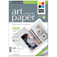 Colorway ART Magneettinen - Magneettinen photo paper - glossy - 5 sheet(s) - A4 - 690 g/m²