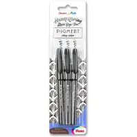 Pentel XSESP15/3 Brush Sign Pen Pigm.