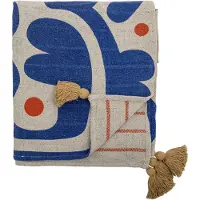 Bloomingville Eviaya viltti 130x160 cm Sininen