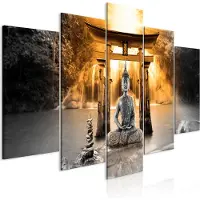 Artgeist Buddha Smile Wide Orange taulusetti