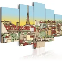 Artgeist Idyllic Parisian Picture taulusetti