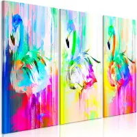 Artgeist Colourful Flamingos taulusetti