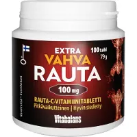 Vitabalans Extra Vahva Rauta 100 mg 100 tbl ravintolisä