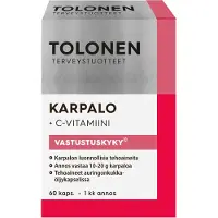 Tri Tolonen Karpalo + C 60 kaps. ravintolisä