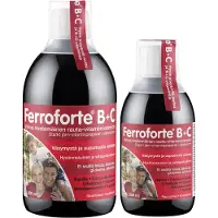 Raw Organic Hankintatukku Ferroforte B+C rautavalmiste 250ml