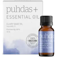 Raw Organic Puhdas+ 100 % Premium essential oil, clary sage (muskatellisalvia) 10ml
