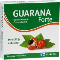 Kärkkäinen Guarana Forte 40 tabl. ravintolisä