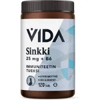 Vida Sinkki 25 mg 120 tabl. ravintolisä