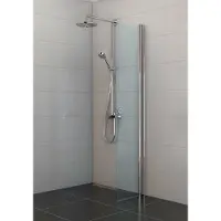 Nordium Stocksund SS450K 45x195 cm kirkas kääntyvä suihkuseinä