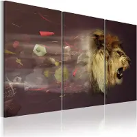 Artgeist Lion (Abstract) taulusetti