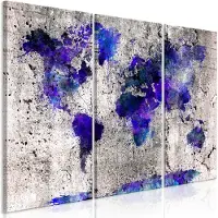Artgeist World Map: Ink Blots taulusetti