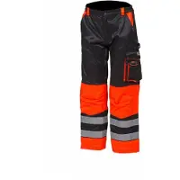 Priha 4044 Lk.1 puna/musta huomio vyötäröhousut