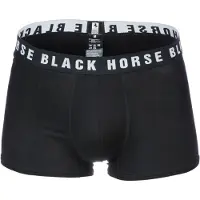 BLACK HORSE miesten aukottomat Logobambu-bokserit