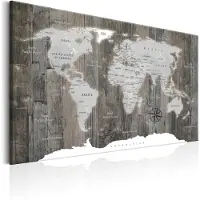 Artgeist World Map: Wooden World taulu