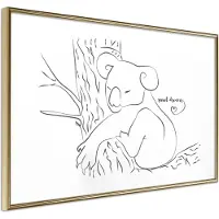 Artgeist Resting Koala juliste