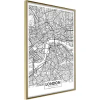 Artgeist City Map: London juliste