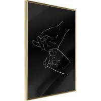 Artgeist Joined Hands (Black) juliste