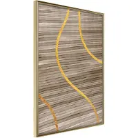 Artgeist Golden Stripes juliste