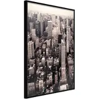 Artgeist New York From a Bird's Eye View juliste