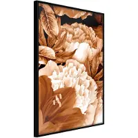 Artgeist Peonies In Sepia juliste