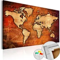 Artgeist Amber World [Cork Map] korkkitaulu