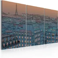 Artgeist Paris - The City Goes To Sleep taulusetti