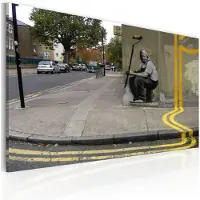 Artgeist Yellow Flower (Banksy) taulu