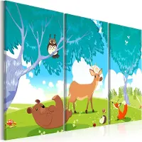 Artgeist Friendly Animals taulusetti