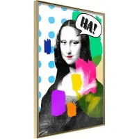 Artgeist Mona Lisa'S Laughter juliste