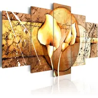 Artgeist The Secret Of Calla Lily - Gold taulusetti