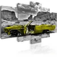 Artgeist Yellow Car taulusetti