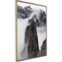 Artgeist Clouds Pierced By Mountain Peaks juliste