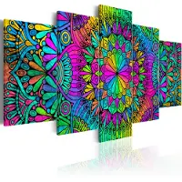 Artgeist Mandala: Peacock Feathers taulusetti