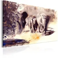 Artgeist Watercolour Elephants taulu