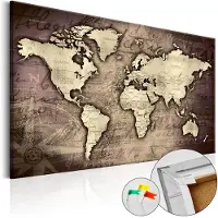 Artgeist Precious World [Cork Map] korkkitaulu