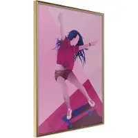 Artgeist Girl On A Skateboard juliste