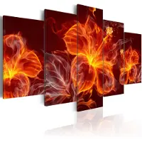 Artgeist Fiery Flowers taulusetti